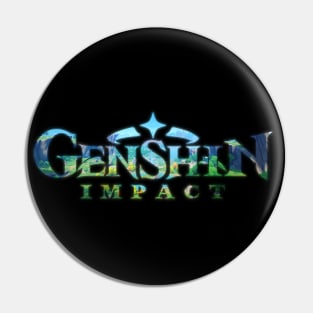 Genshin impact logo Pin