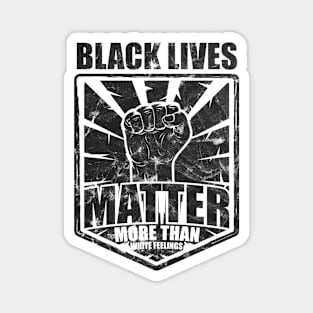 Black Lives Matter Anti Racism Gift BLM Magnet