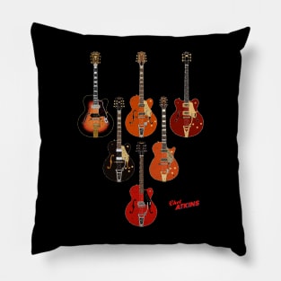 Chet Atkins Iconic Guitars Pillow