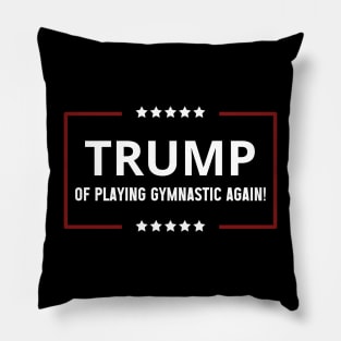 Funny trump of playing Tennis again patriotic sport trump,trump 2024 keep america great Pillow