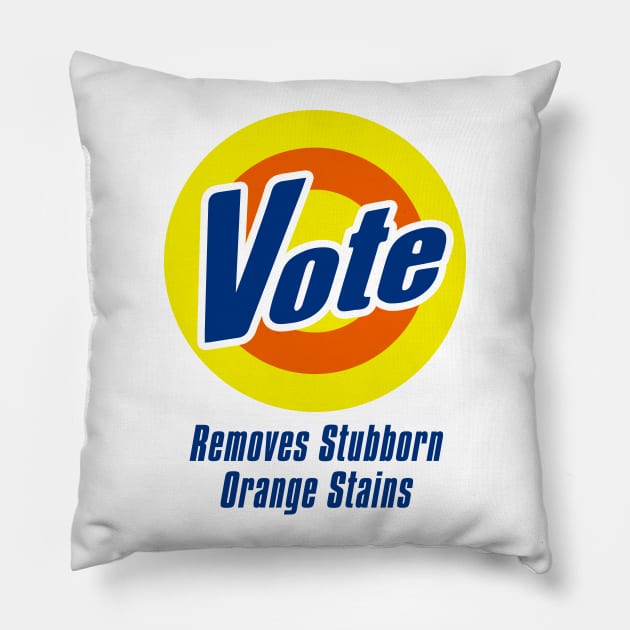 Vote (Tide Parody) Pillow by n23tees