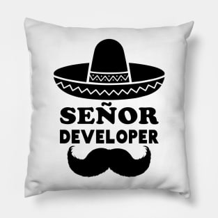 Señor Developer (Senior Developer) - Black Pillow