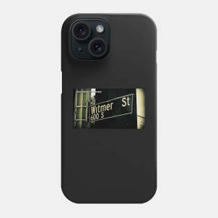 Witmer Street, Los Angeles, California by Mistah Wilson Phone Case