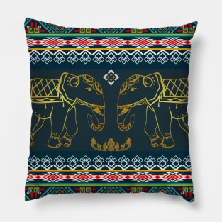 elephant pattern fabric Pillow