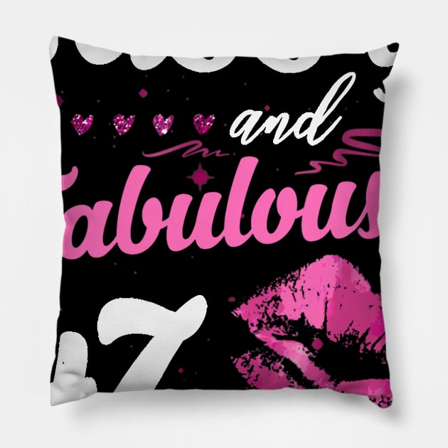 Sassy and Fabulous Birthday 1972 Pillow by Danielsmfbb