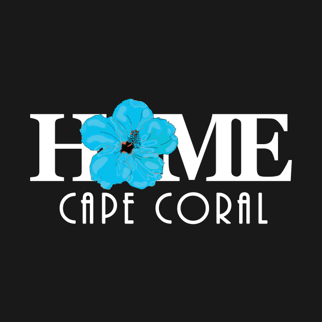 HOME Cape Coral Blue Hibiscus by HomeBornLoveFlorida