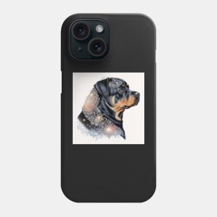 Jeweled Rottweiler Princess Phone Case