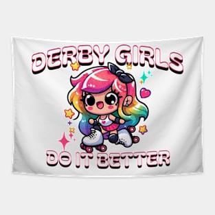 Derby Girls do it better - Roller Derby Tapestry