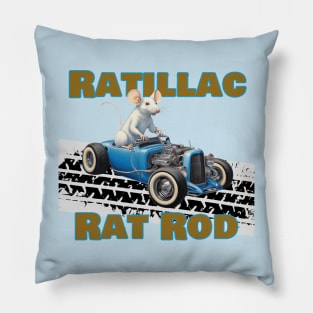 RATILLAC RAT ROD Pillow