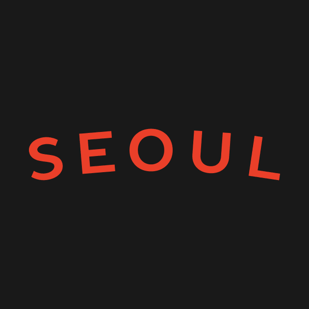 Seoul City Typography by calebfaires