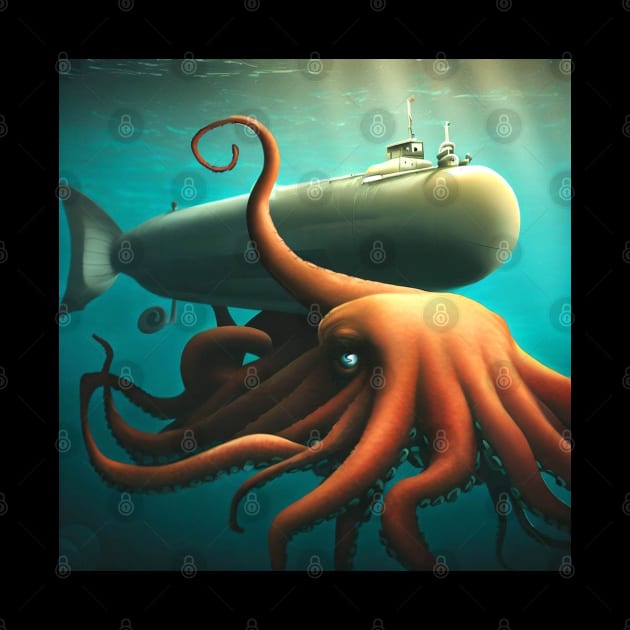 Giant Squid . by Canadaman99