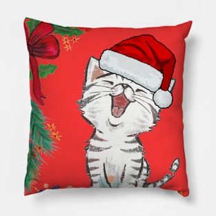 christmas cat Pillow