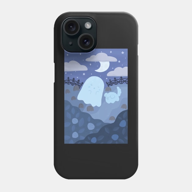 Ghost and ghost pup Phone Case by IcyBubblegum