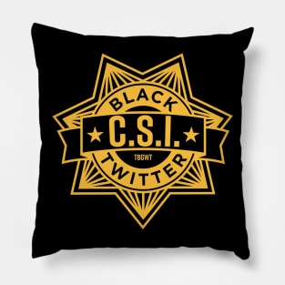 TBGWT Black Twitter CSI Pillow