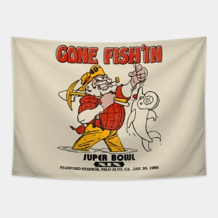 Gone Fish'in / San Francisco Football 1985 Tapestry