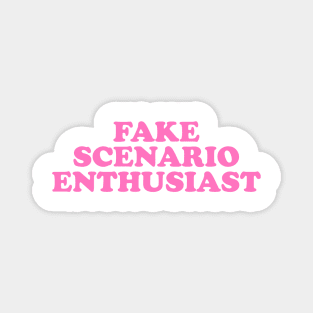 Fake Scenario Enthusiast Top y2k Magnet