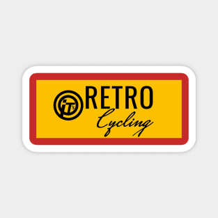 Retro cycling Magnet