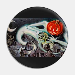 Spreading the Spirit of Hallowe'en Pin