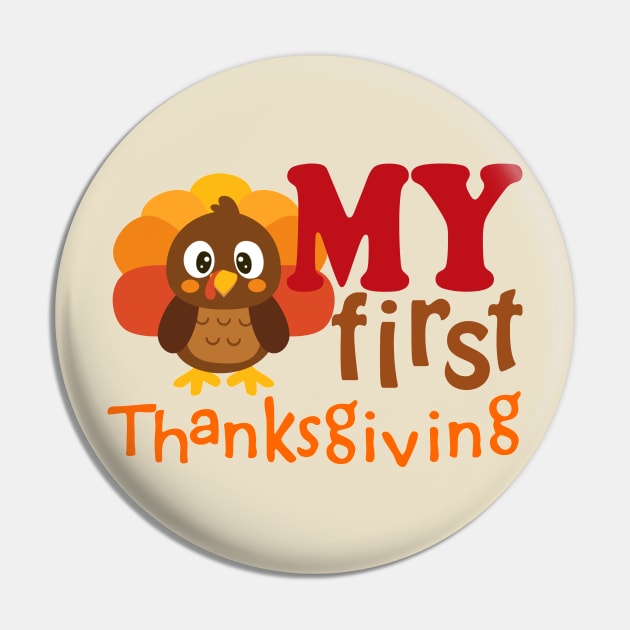 My First Thanksgiving Pin by PeppermintClover