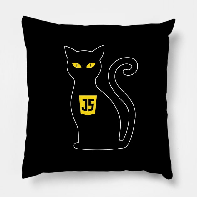 JavaScript Cat Pillow by CWdesign