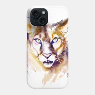 Mountain Lion Head Phone Case