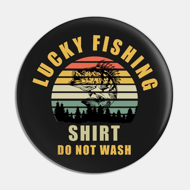 Lucky Fishing Short Do Not Wash Pin by DreamPassion