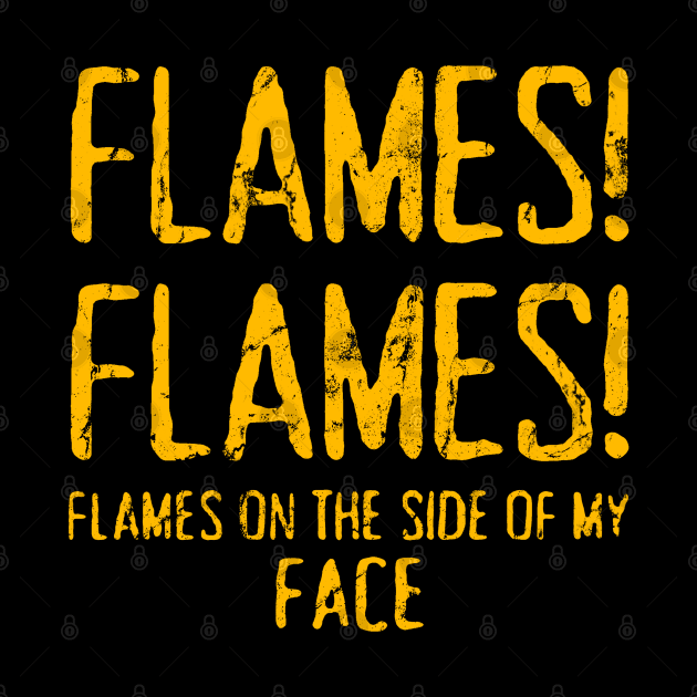 flames on the side of my face by Gpumkins Art