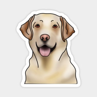 Labrador Retriever Dog Portrait Magnet