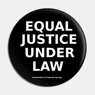 Equal Justice Under Law FCS-caps WhT-0 Pin