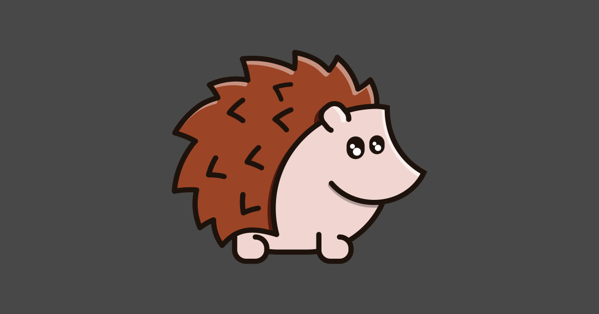 Cute kawaii hedgehog - Cute Kawaii Hedgehog - Kids T-Shirt | TeePublic