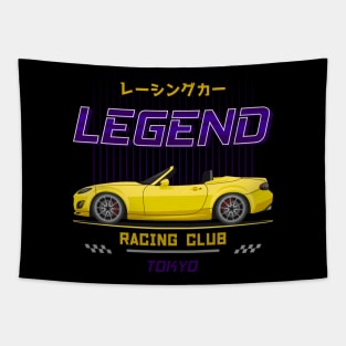 Tuner Yellow NC Miata Roadster JDM Tapestry