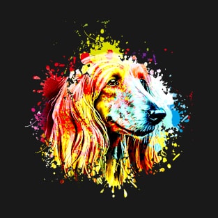 Afghan Hound watercolor T-Shirt