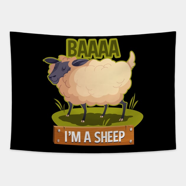 BAAA I'm A Sheep Tapestry by RadStar