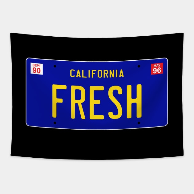 The License Plate Said Fresh Tapestry by old_school_designs