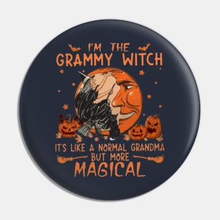 I'm The Grammy Witch It's Like A Normal Grandma But More Magical Pin