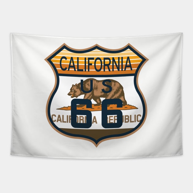 Route 66 California Tapestry by DesignWise