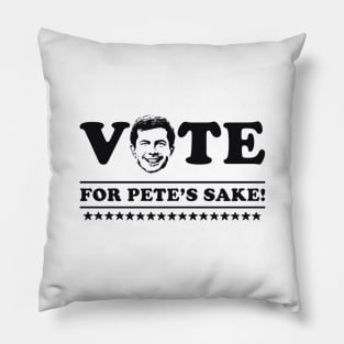 vote for pete's sake Pillow