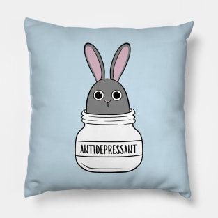 Antidepressant Bunny 5 Pillow