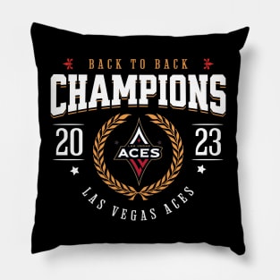 Las Vegas Aces WNBA Back to Back Champions 2023 Pillow
