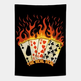 Born in 1999 - birthday burning cards Tapestry