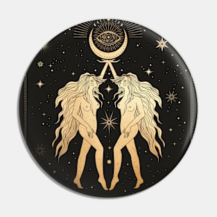 Gemini Zodiac Sign Pin