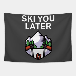 Ski you later Tapestry