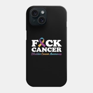Fuck Cancer Bladder Cancer Awareness Phone Case