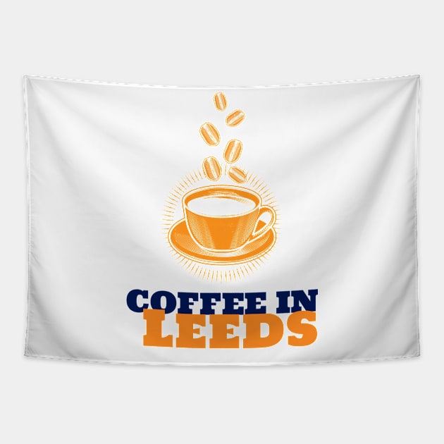 Leeds & Coffee Tapestry by ArtDesignDE