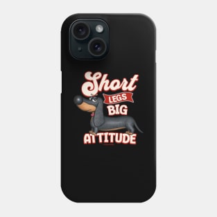 Cute Funny Dachshund Doxie Dog Attitude Phone Case