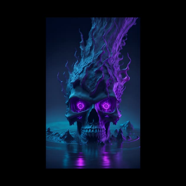 Surreal Mystic Skull by star trek fanart and more