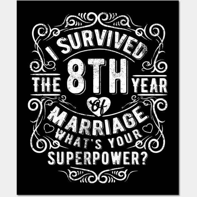 8th Wedding Anniversary Gift For Her Best Wife Since 2012 T-Shirt 8th Wedding Anniversary Gift For Her Best Wife Since 2012 T-Shirt