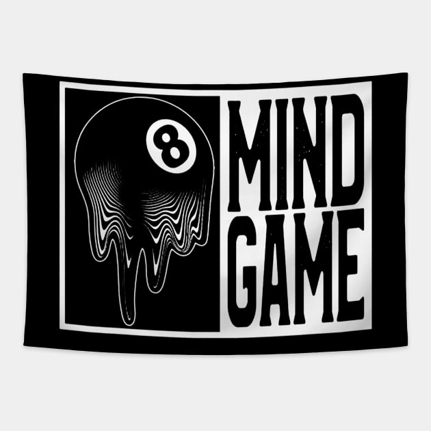 8 ball mind game Tapestry by aslamartbokrit