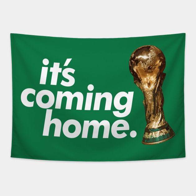 It's Coming Home - England Football World Cup 2018 Slogan Tapestry by DankFutura