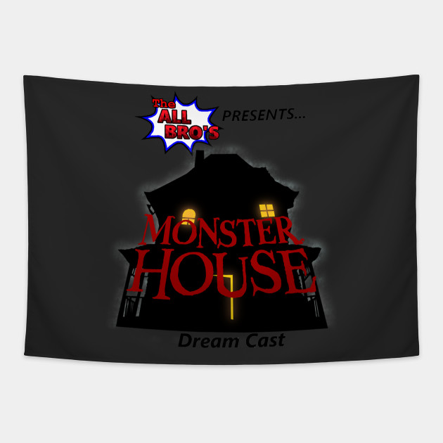 Wallpaper Monster House Dream Cast Monster House Tapestry Teepublic HD